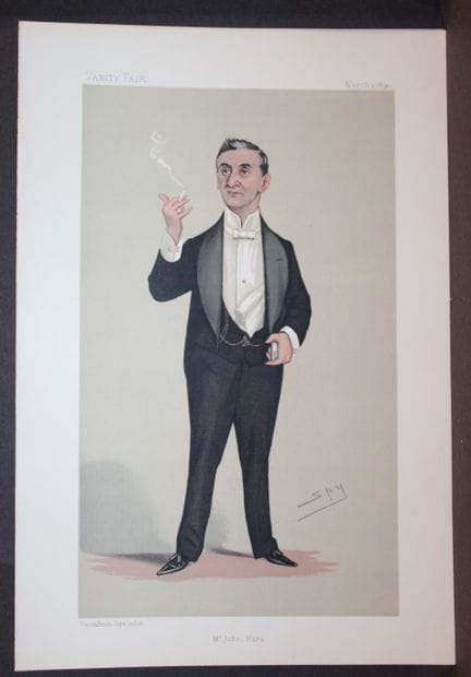 Sir John Hare by  Spy 1890.

This print was drawn 