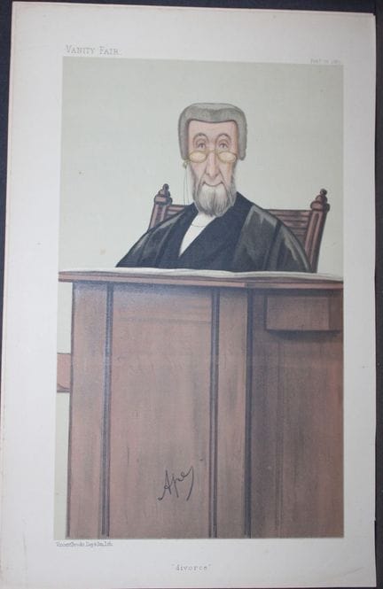 Sir Charles Parker Butt - divorce by Ape 1887.

Th