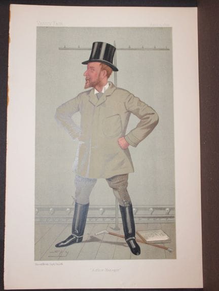 Henry Arthur Jones - Author-Manager by Spy 1892.

