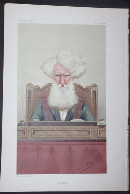 Alderman Sir Robert Carden MP - City justice by Sp