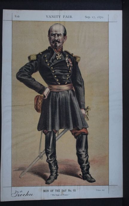 General Trochu - The hope of France by Coide 1870.