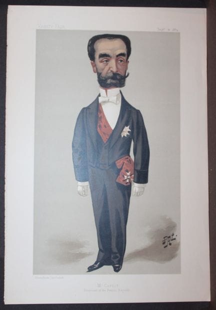 M Marie Francois Sadi Carnot - President of the Fr