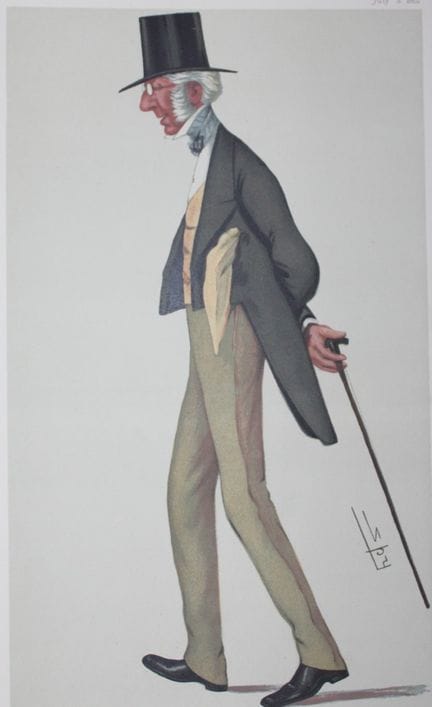 Charles Cox CB - Colonial by Spy 1881.

This print