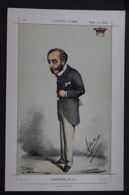 Henry Herbert, 4th Earl of Carnarvon by Ape 1869 .