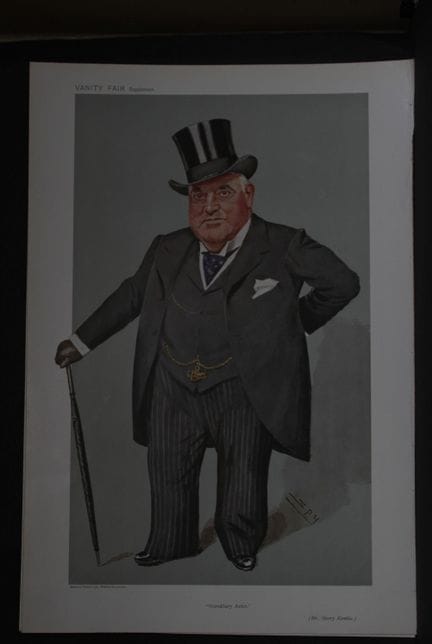 Henry Kemble - Hereditary Actor by Spy 1907.

This