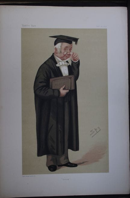 Rev Benjamin Jowett - Greek by Spy 1876.

This pri