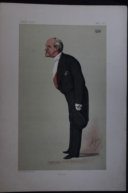 Count Schouvaloff  - Russia by Ape 1875.

This pri