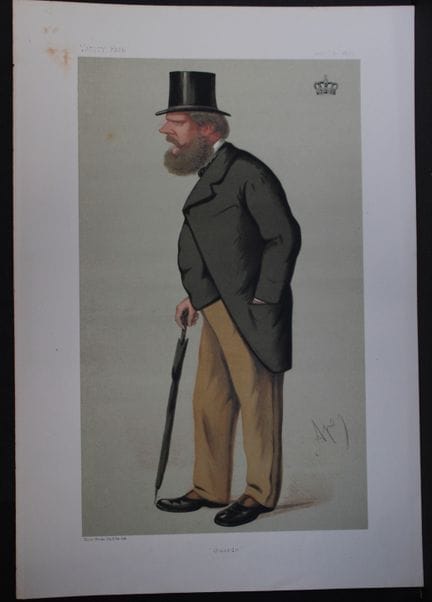 Prince Edward of Saxe-Weimar - Guards by Ape 1875.