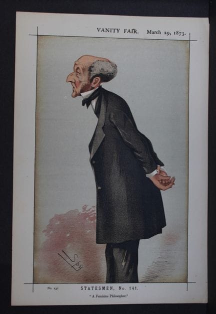 John Stuart Mill - A Feminine Philosopher by Spy 1