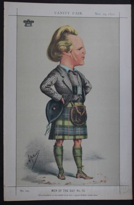 George  JD Campbell, Marquess of Lorne by Ape 1870