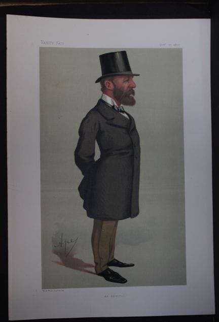 Rear Admiral Lord John Hay CB - An Admiral by Ape 