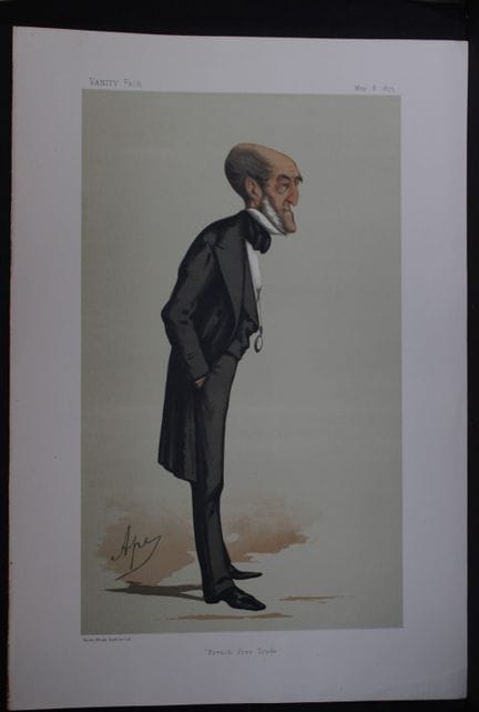 M Michel Chevalier - French Free Trade by Ape 1875