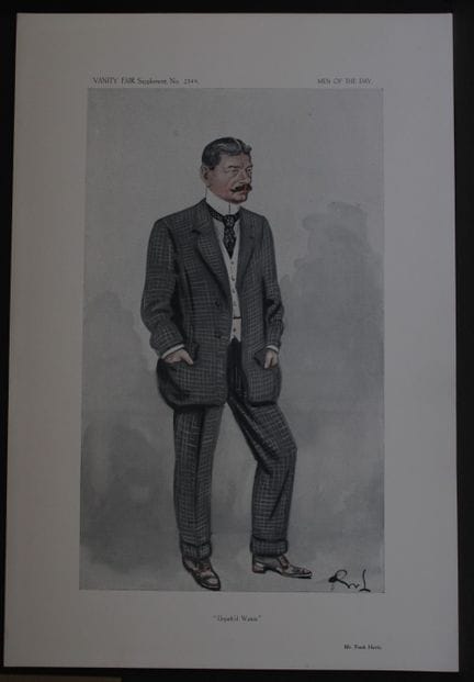 Frank Harris - Unpath'd Waters by OWL 1913.

This 