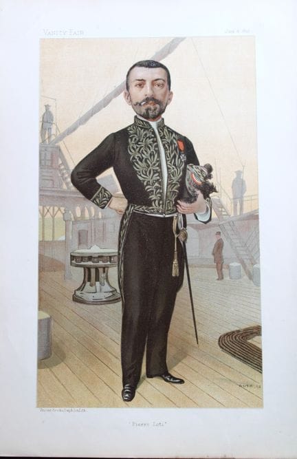 Pierre Loti by GUTH 1895.

This print was drawn by