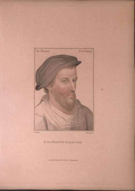 Portrait of Henry Howard Earl of Surrey by Hans Ho