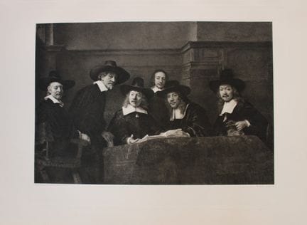Rembrandt van Rijn - The Syndics 1903.

This large