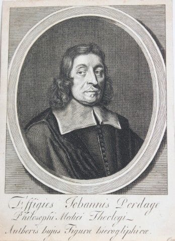 William Faithorne - Engraving of John Pordage c188