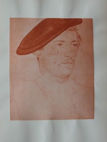 Hans Holbein - Unknown courtier 1877.

This print 