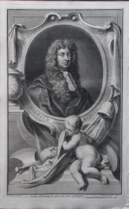 Jacobus Houbraken - Rare engraving of William, Lor