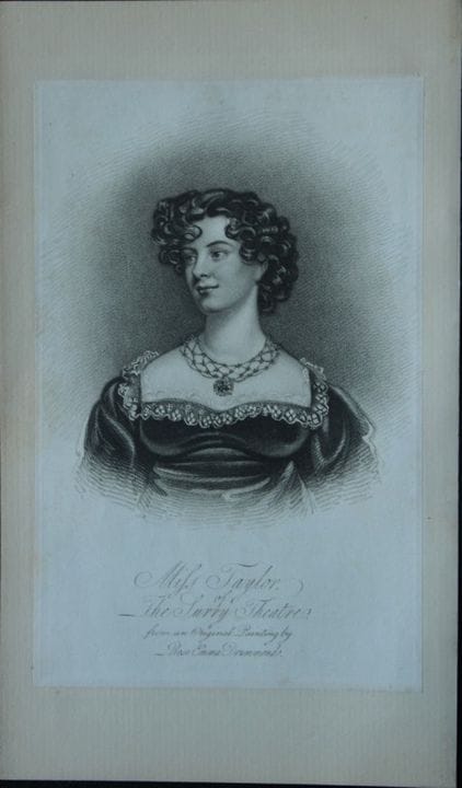 John Bell - Miss Margaret Taylor of the Surry Thea