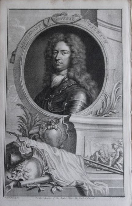 Jacobus Houbraken - Rare engraving of General Talm