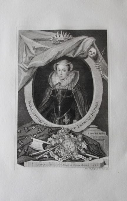 George Vertue - Rara incisione in formato folio ra