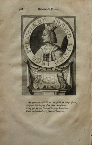 Mezeray - La regina Maria tratta da *Histoire de F