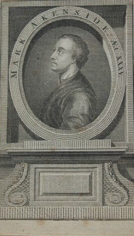 Arthur Pond - Engraving of Mark Akenside by Thomas