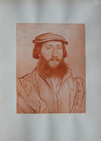 Hans Holbein - Unknown courtier 1877.

This print 