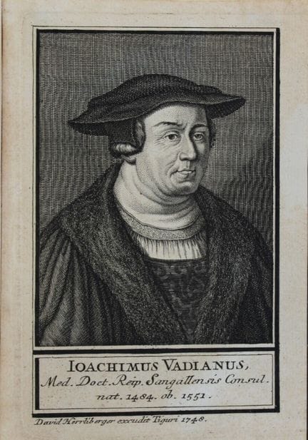 David Herrliberger - Joachim Vadian 1748.

Questa 