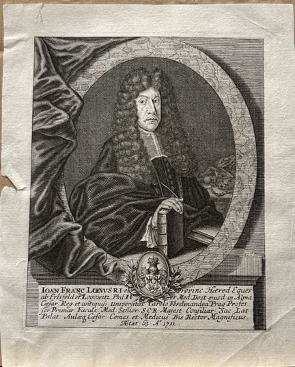 Johann Franz Loew von Erlsfeld - Engraved by AC Fl