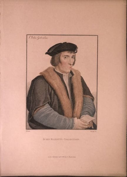 Portrait of Sir John Godsalve by Hans Holbein 1812