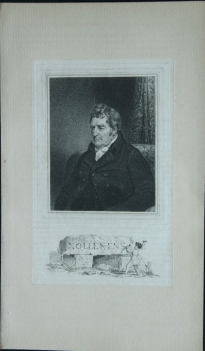 Edward Scriven - Engraving of the sculptor Joseph 