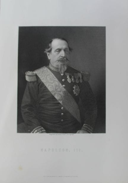William Holl engraving of Napoleon III 1875.

This