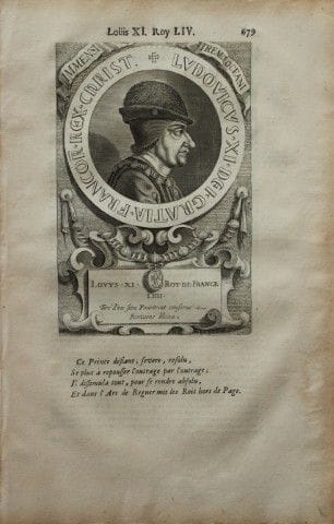 Mezeray - Luigi XI tratto da *Histoire de France* 