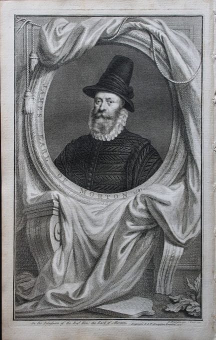 Jacobus Houbraken - Rare engraving of James Dougla