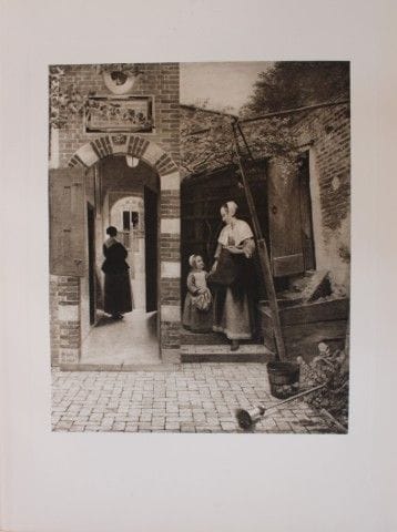 Pieter de Hoogh - A Dutch Courtyard 1903 .

This l