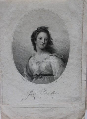 Robert Meadows - Incisione raffigurante Jane Bowdl
