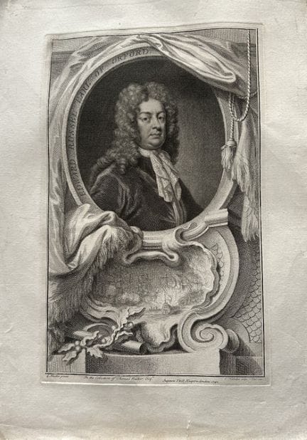 雅各布斯·霍布拉肯——1742年爱德华·罗素的铜版画。

这幅1742年的线刻版画描绘了奥福德伯爵爱