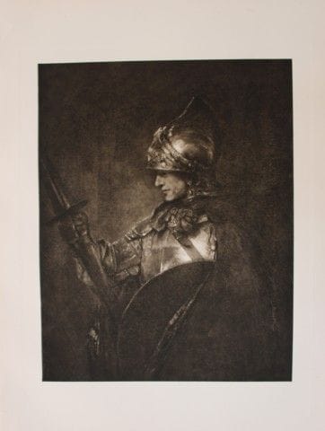 Rembrandt van Rijn - A Man in Armour 1903.

This l