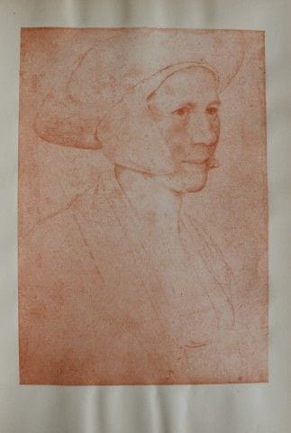Hans Holbein - Unknown courtier 1877.

This print 