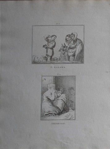 Thomas Barker &amp; Henry Thomson - Incisione di J