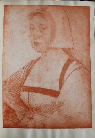 Hans Holbein - Unknown courtier 1877.

This print 