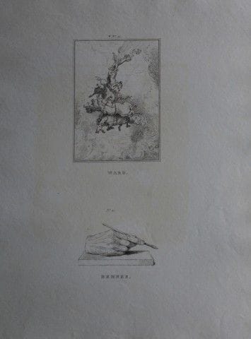 James Ward &amp; William Behnes - Incisione di Joh
