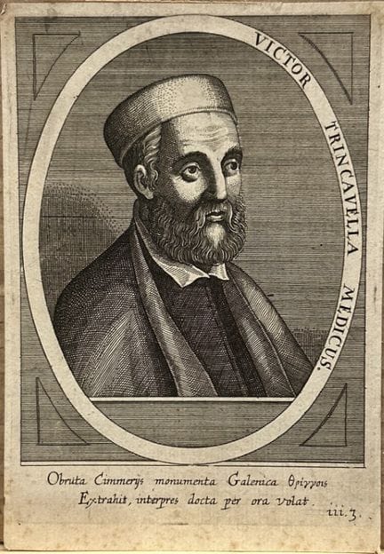T de Bry - Engraving of Vittore Trincavelli 1650.
