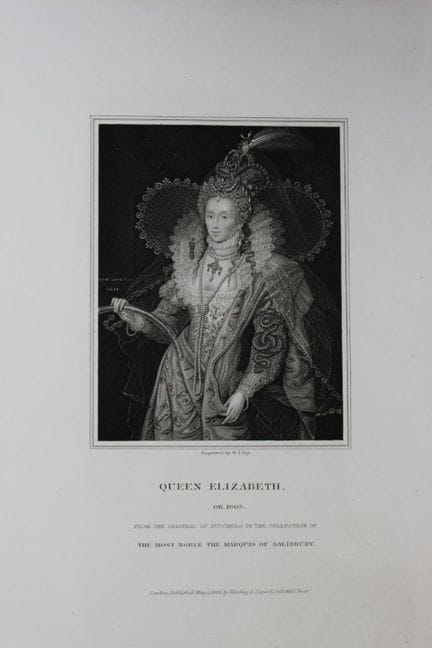 WT Fry - Engraving of Elizabeth I 1835.

This engr