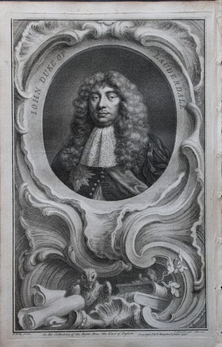 Jacobus Houbraken - Rare engraving of James Maitla