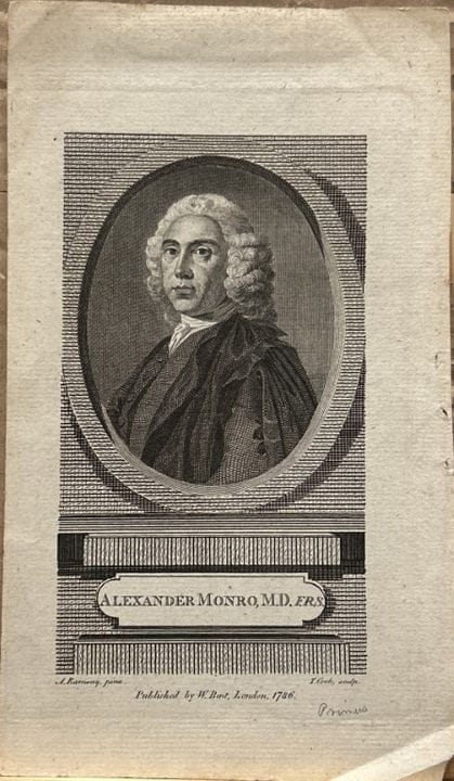 T Cook - Engraving of Alexander Monro, Primus 1786