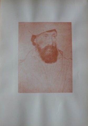 Hans Holbein - Unknown courtier 1877.

This print 
