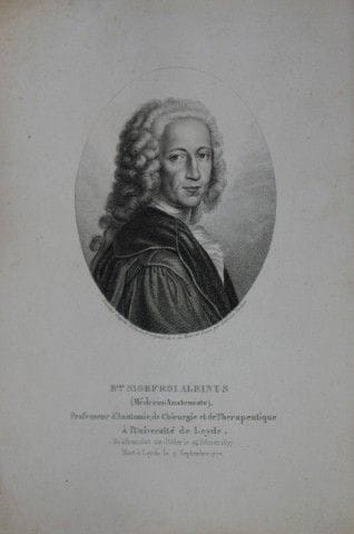 Engraving of Bernhard Siegfried Albinus by Ambrois